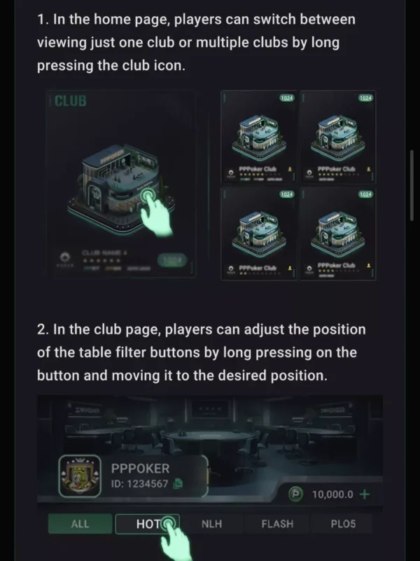 Pppoker-club-lobby-guide